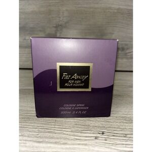 Vintage Avon Men's "Far Away" Cologne Spray 3.4 fl oz Full Original Formula (E4)